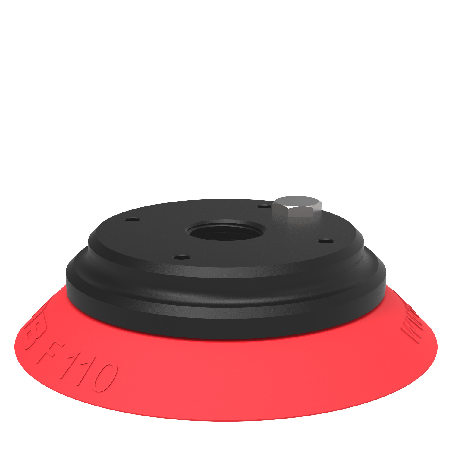 Piab F110.20.11UA / 3150021S Suction cup F110 Silicone, G1/2" female Al, with mesh filter
