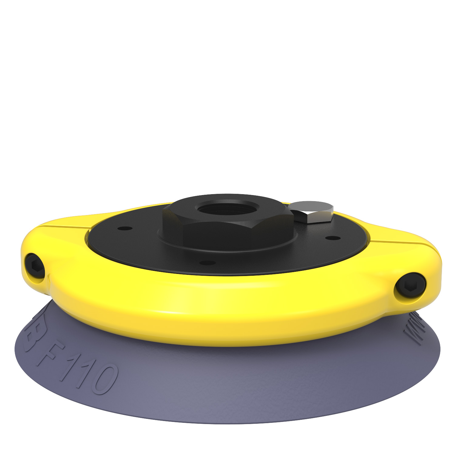 Piab Suction cup F110 HNBR, G3/8 female, clamp ring with mesh filter