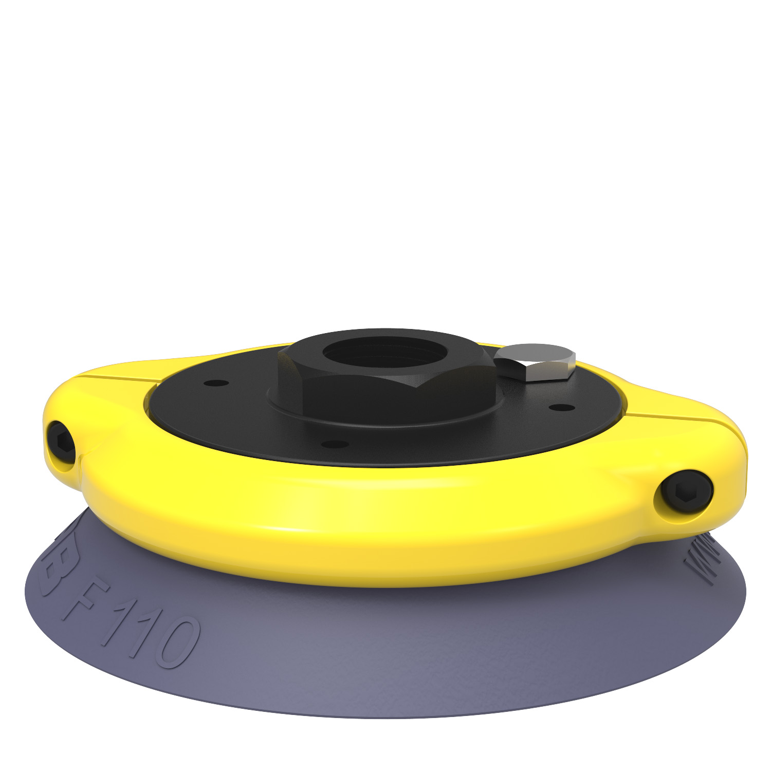 Piab Suction cup F110 HNBR, G1/2 female, clamp ring with mesh filter