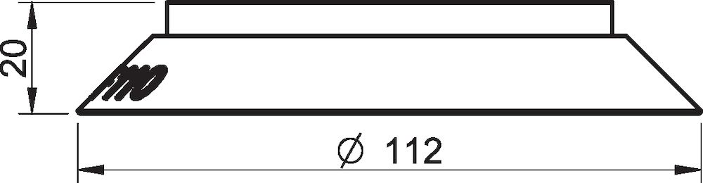 Piab Suction cup F110 HNBR with washer