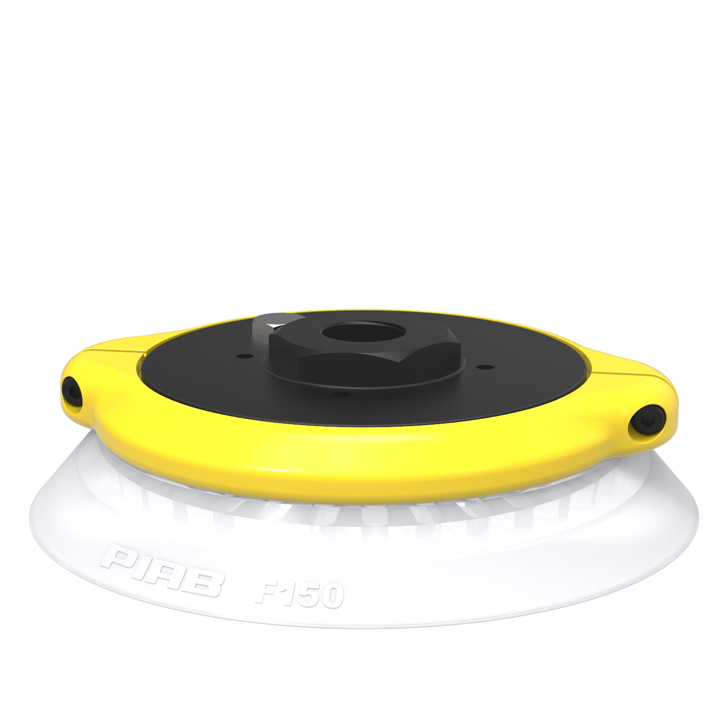 Piab Suction cup F150 Silicone FCM, G1/2 female, clamp ring with mesh filter