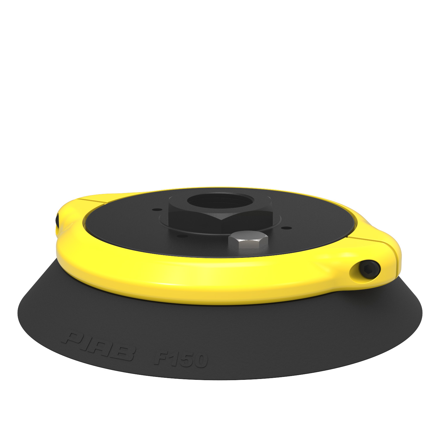 Piab Suction cup F150 Nitrile-PVC, G3/4 female, clamp ring with mesh filter