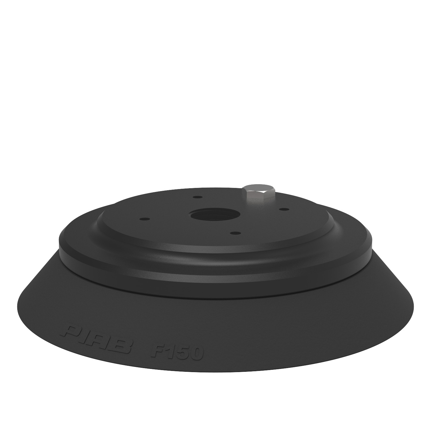 Piab Suction cup F150 Nitrile-PVC, G1/2 female Al, with mesh filter