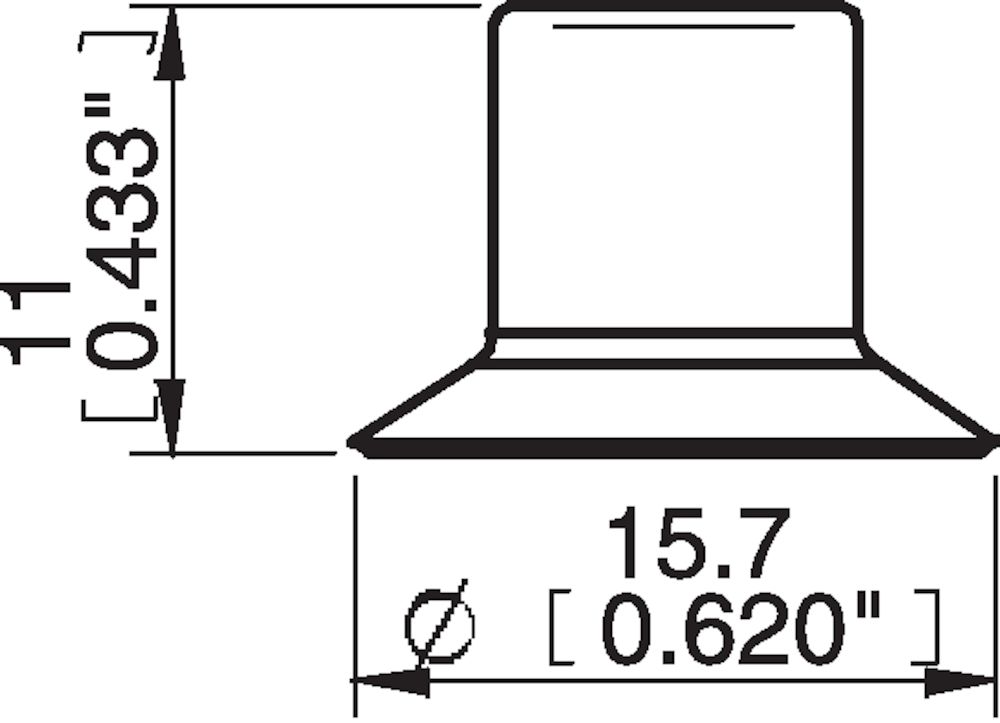 Piab Suction cup F15 Silicone