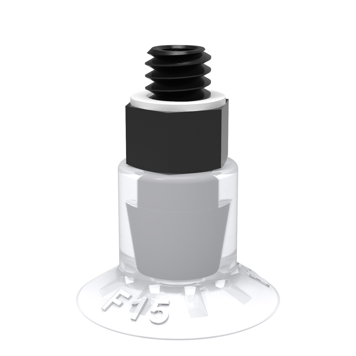 Piab Suction cup F15 Silicone FCM, M5 male