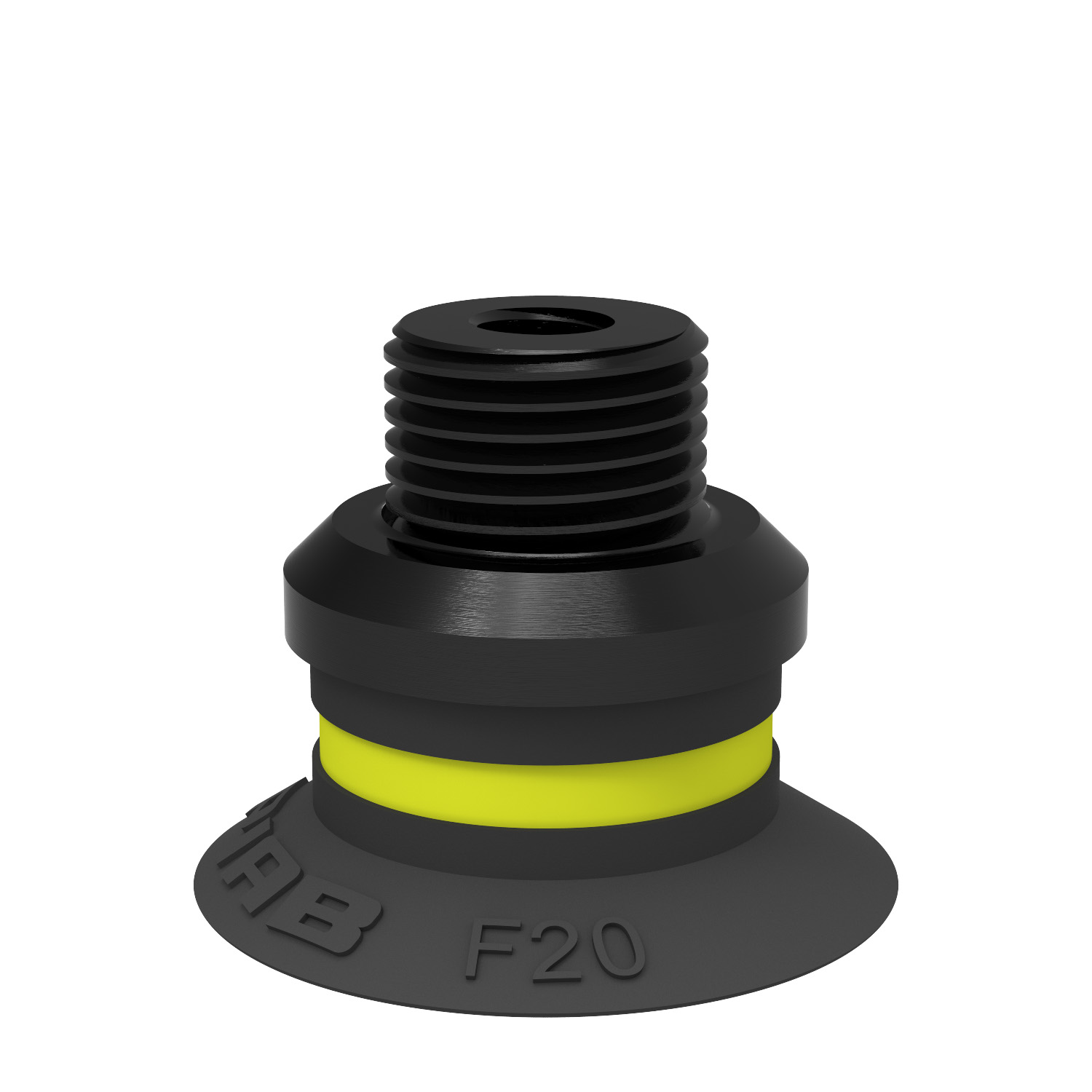 Piab Suction cup F20 Chloroprene, G1/8 male/M5 female, PA