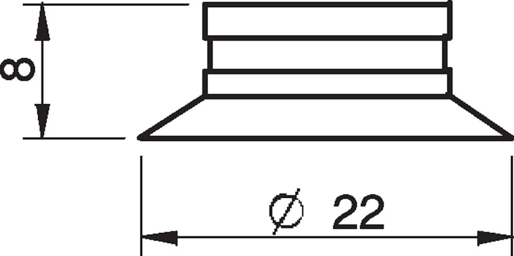 Piab Suction cup F20 Silicone