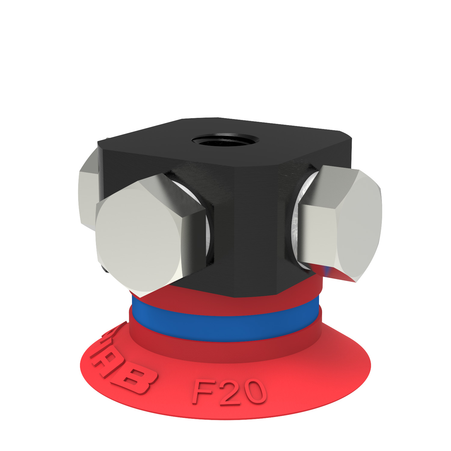 Piab Suction cup F20 Silicone, 5xM5 female