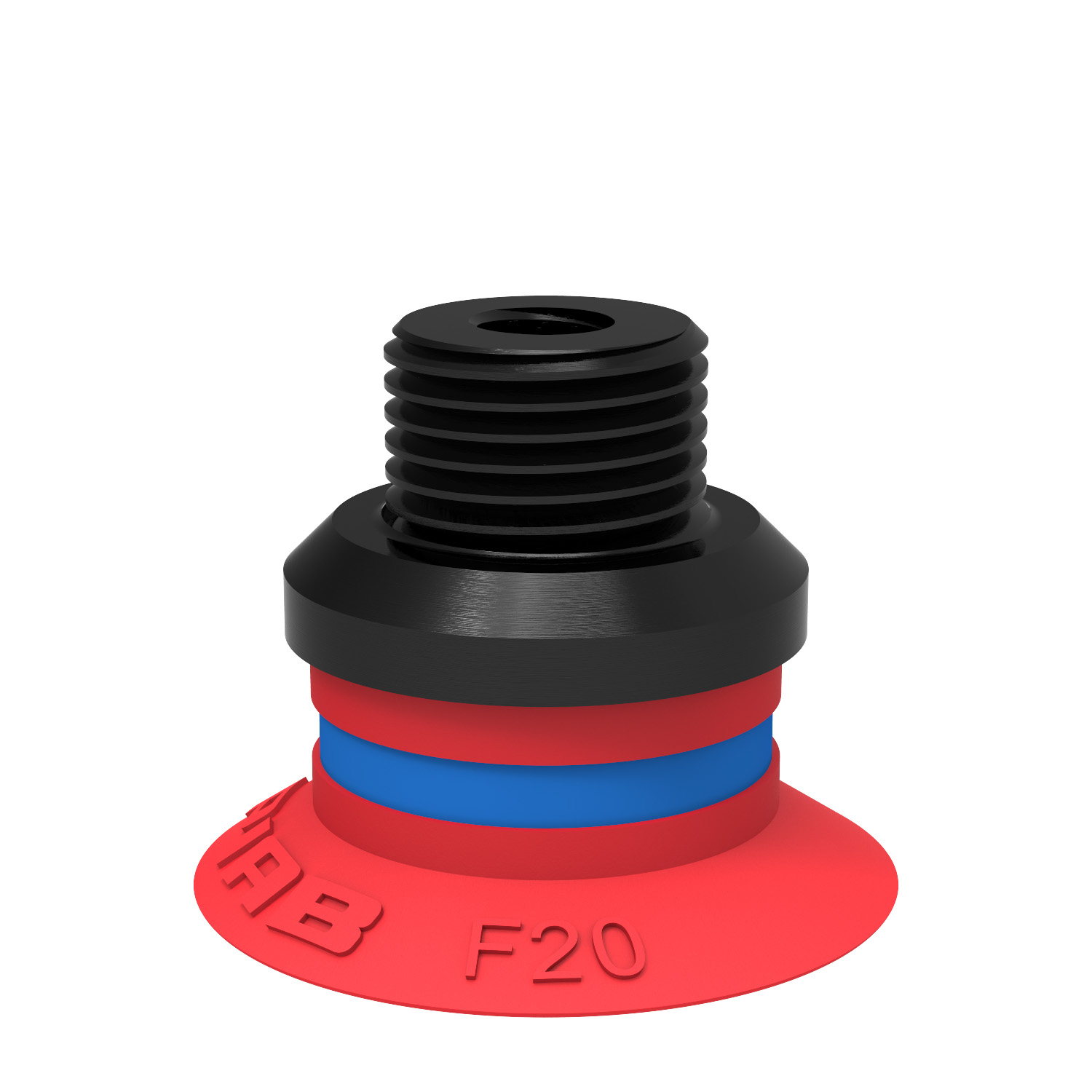 Piab Suction cup F20 Silicone, G1/8 male/M5 female, PA