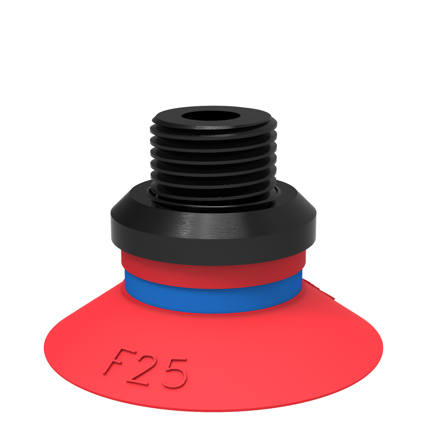 Piab Suction cup F25 Silicone, G1/8 male/M5 female, PA
