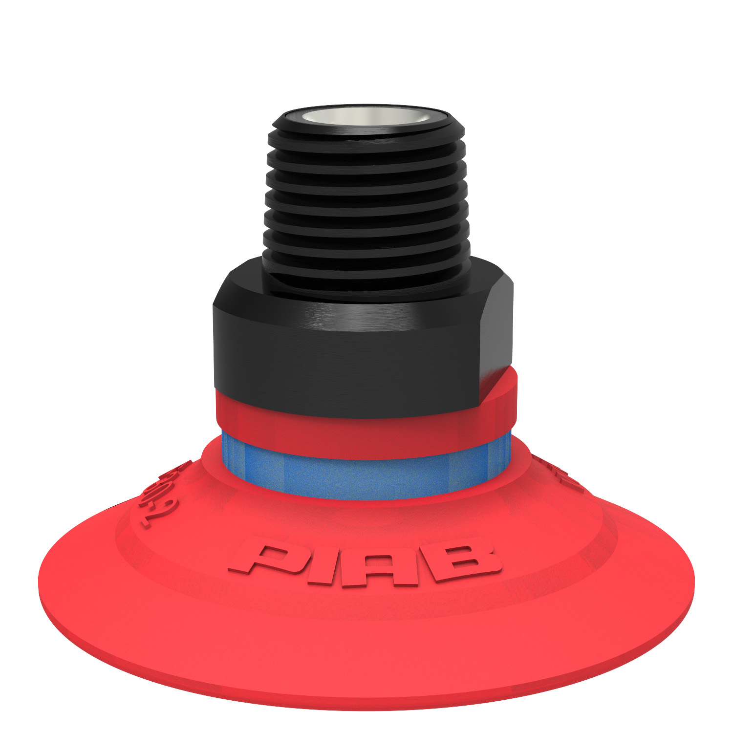 Piab Suction cup F30-2 Silicone, G1/8 male, with mesh filter and dual flow control valve