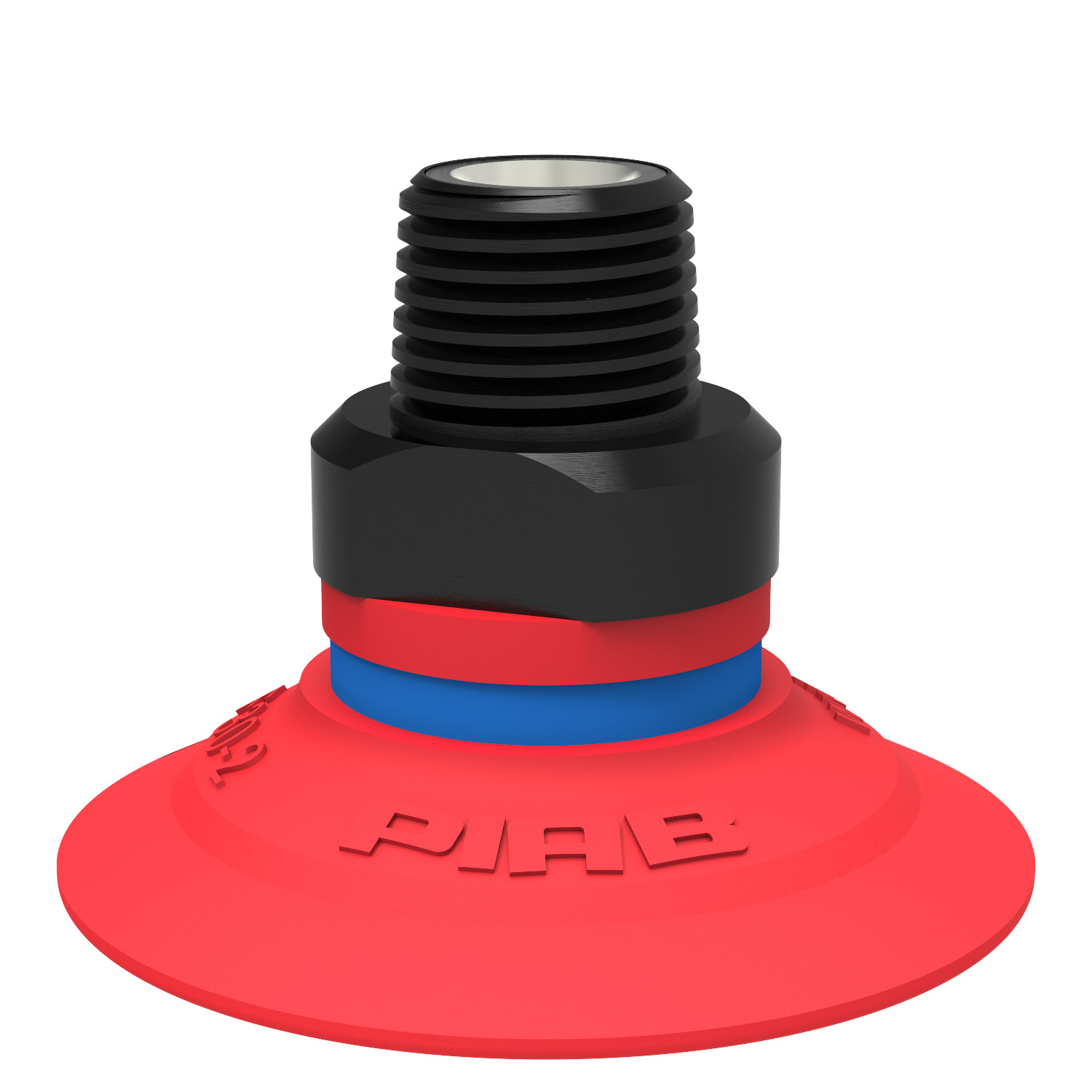 Piab Suction cup F30-2 Silicone, 1/8 NPT male, with dual flow control valve
