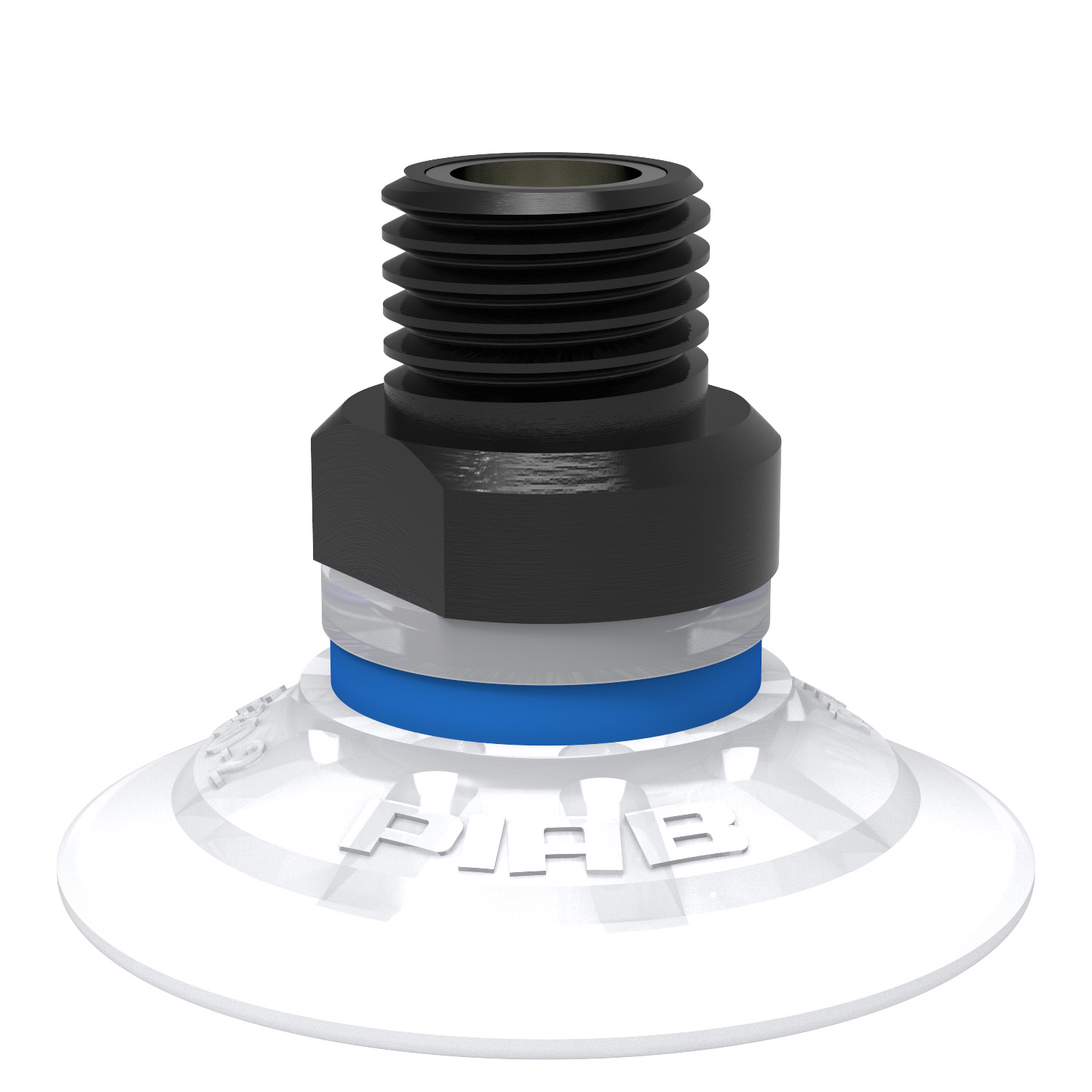 Piab F30-2.21.02AC / 9909668 Suction cup F30-2 Silicone FCM, 1/8" NPT male, with mesh filter