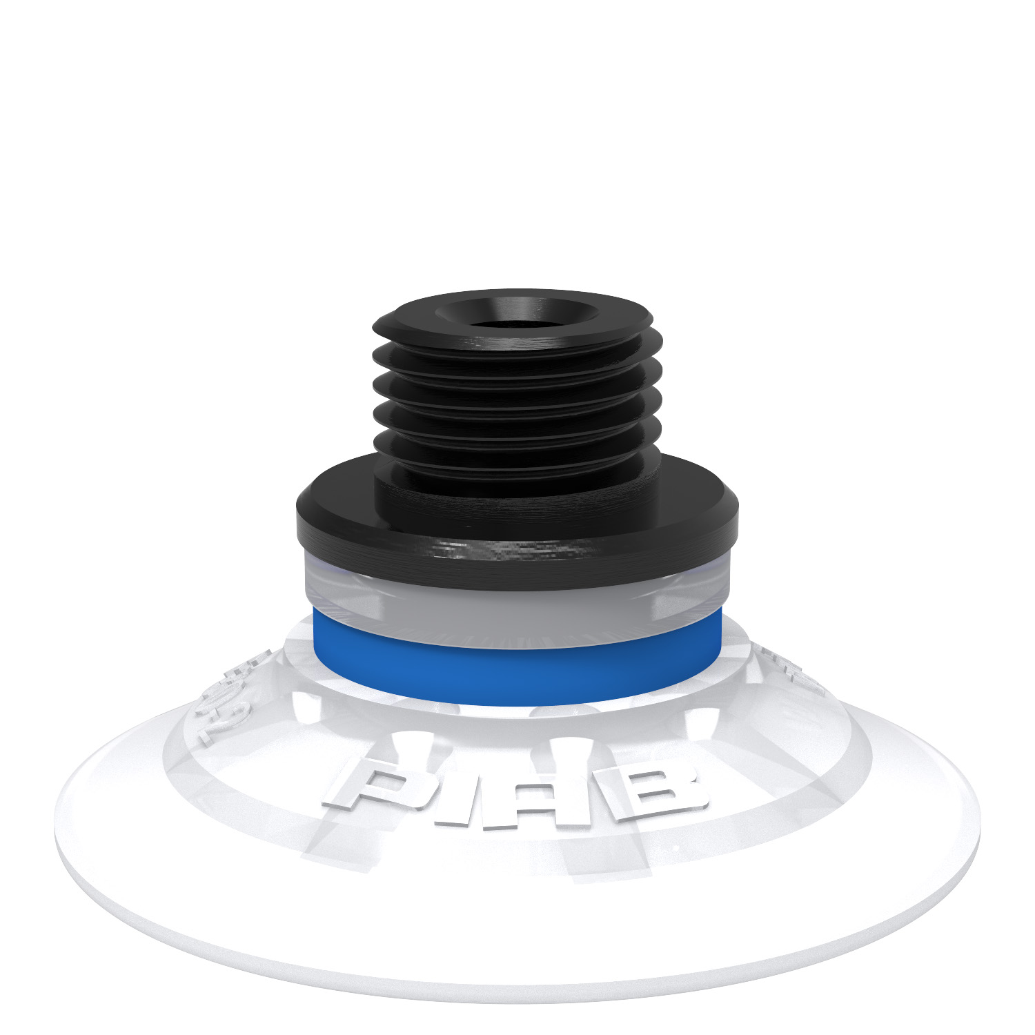 Piab Suction cup F30-2 Silicone FCM, G1/8 male/M5 female, with mesh filter