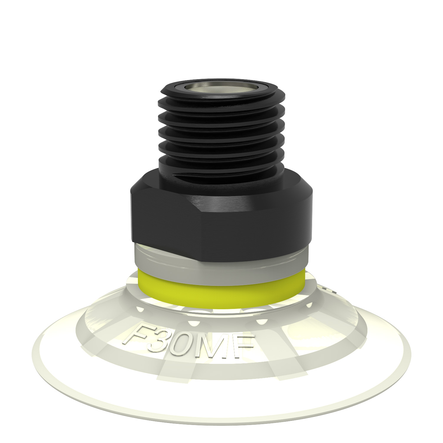 Piab Suction cup F30MF Thermoelastic polyurethane, 1/8 NPT male, with mesh filter