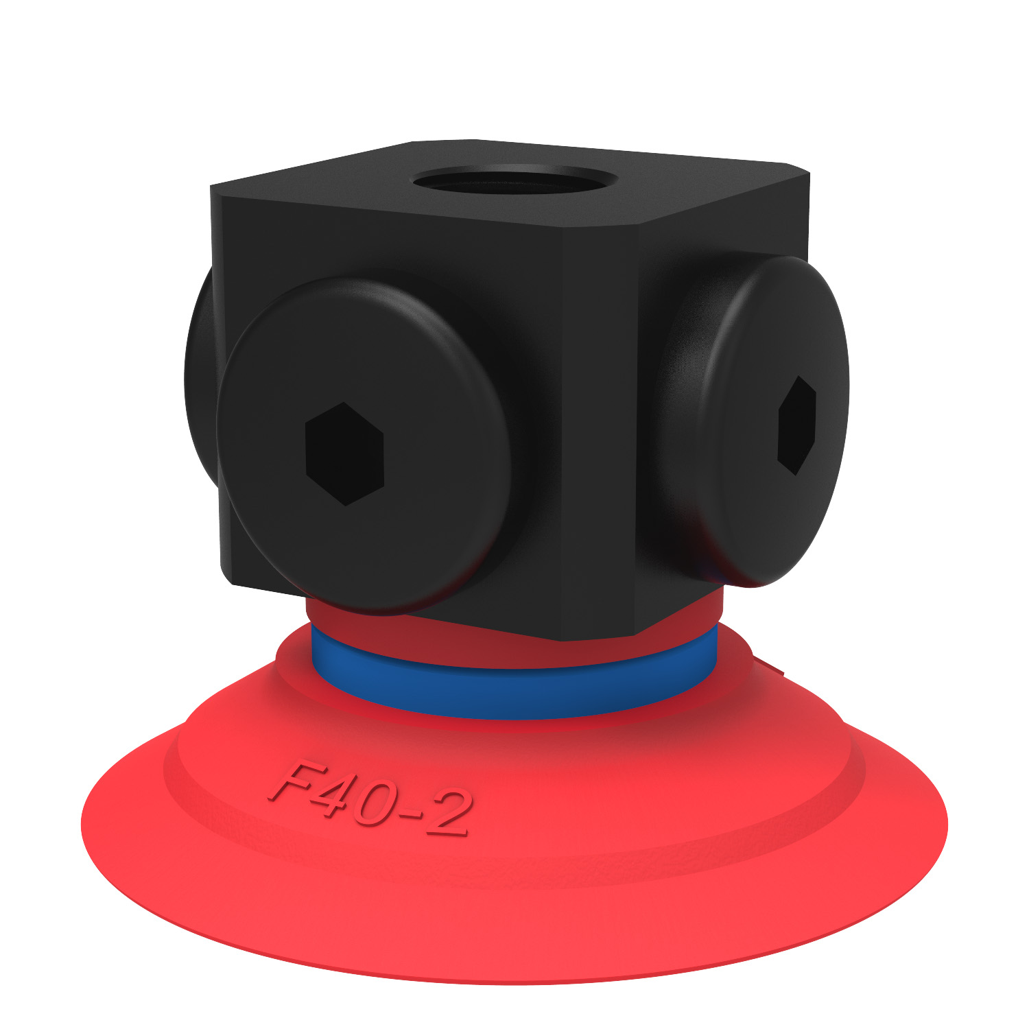 Piab Suction cup F40-2 Silicone, 5x1/8 NPSF female