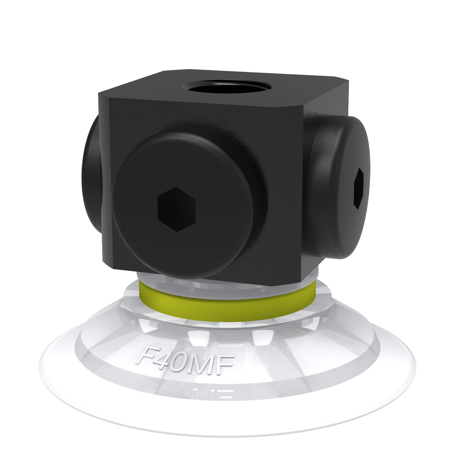 Piab Suction cup F40MF Thermoelastic polyurethane, 5x1/8 NPSF female