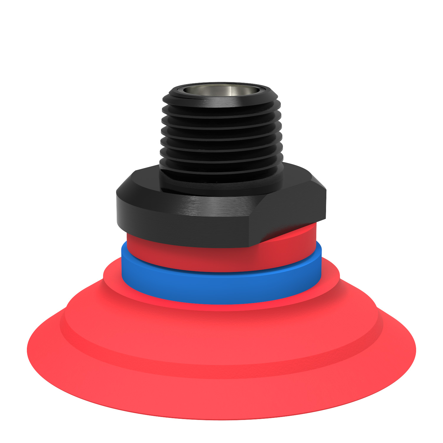 Piab Suction cup F50-2 Silicone, 3/8 NPT male, with mesh filter