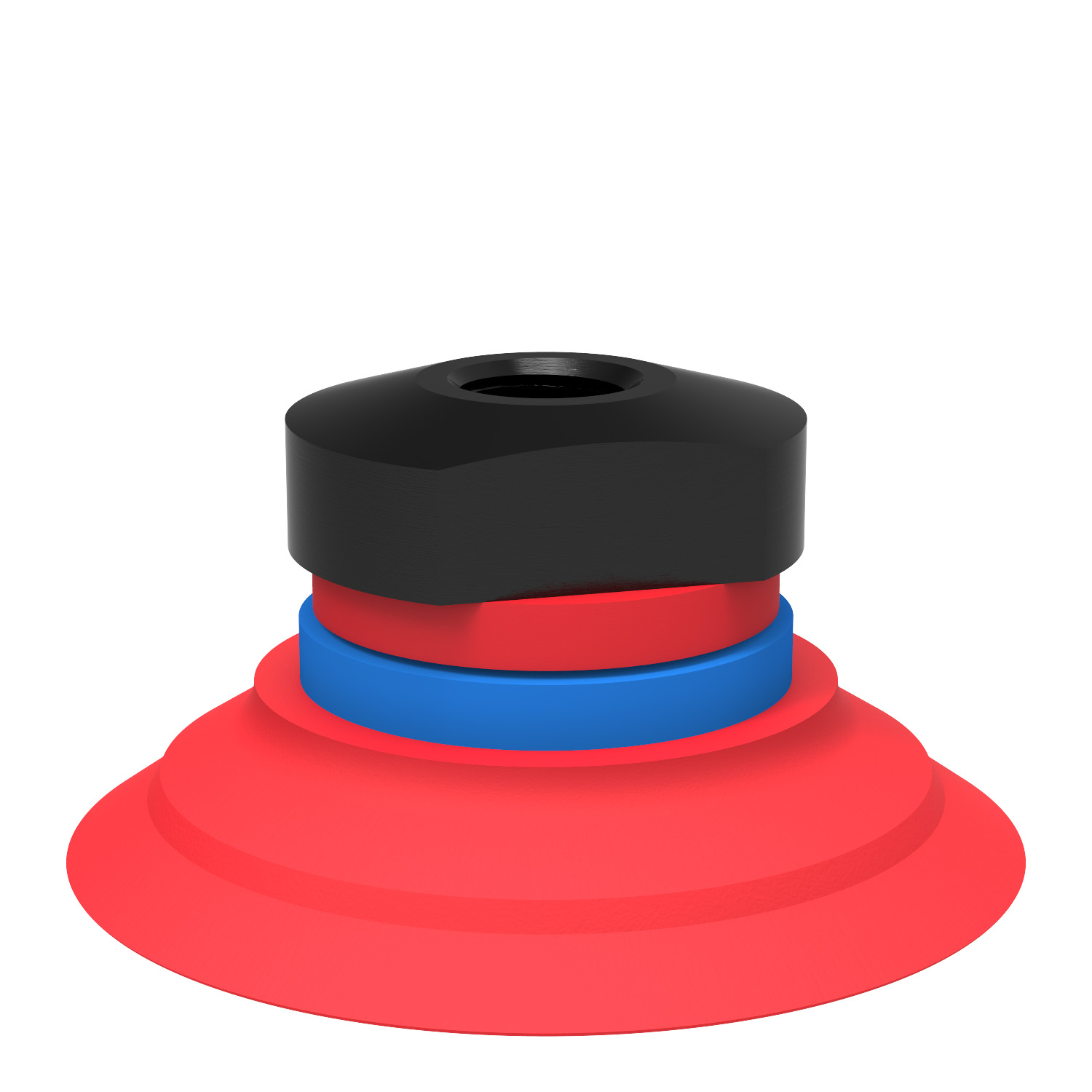 Piab Suction cup F50-2 Silicone, 1/8 NPSF female, with dual flow control valve