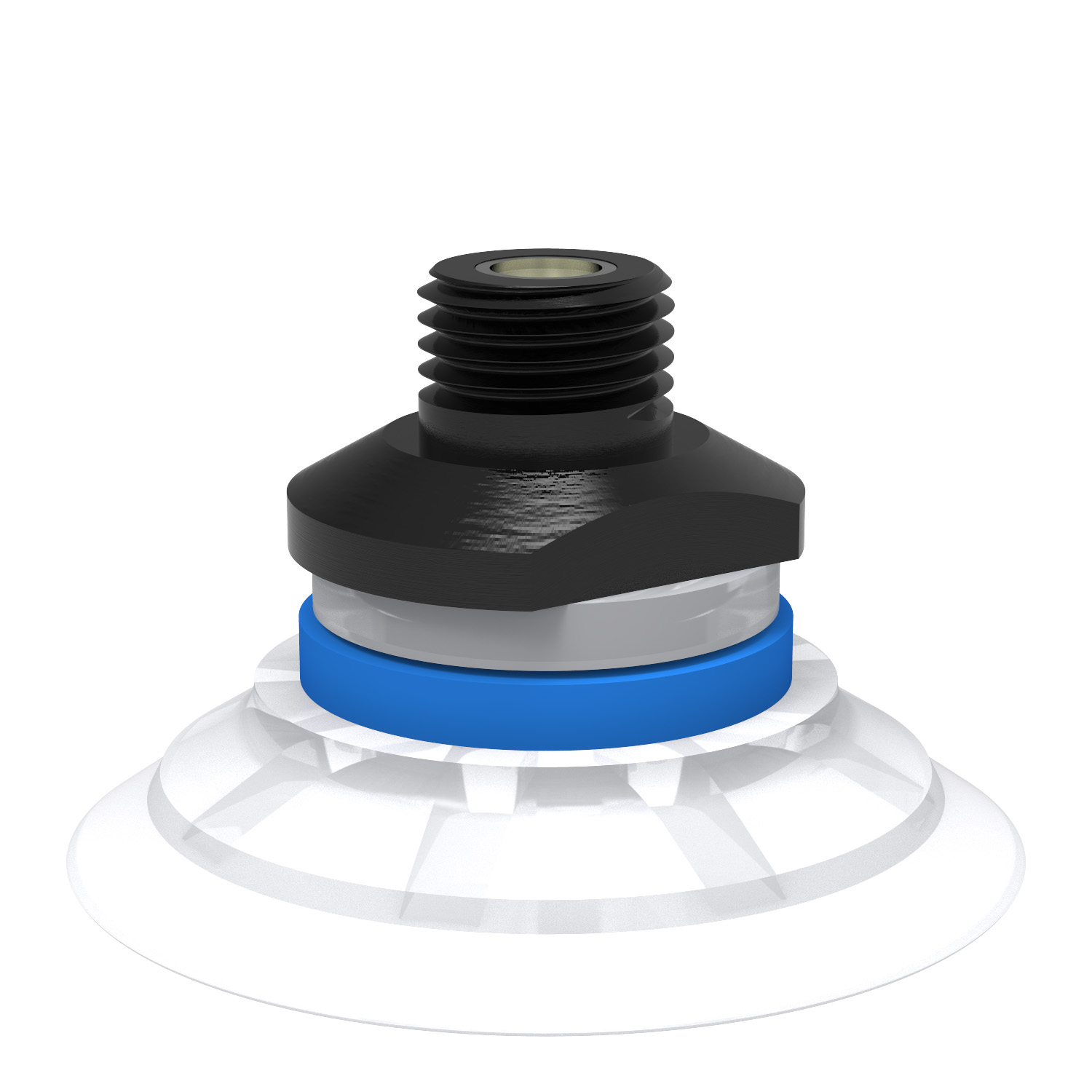 Piab F50-2.21.05AC / 9909670 Suction cup F50-2 Silicone FCM, 1/4" NPT male, with mesh filter