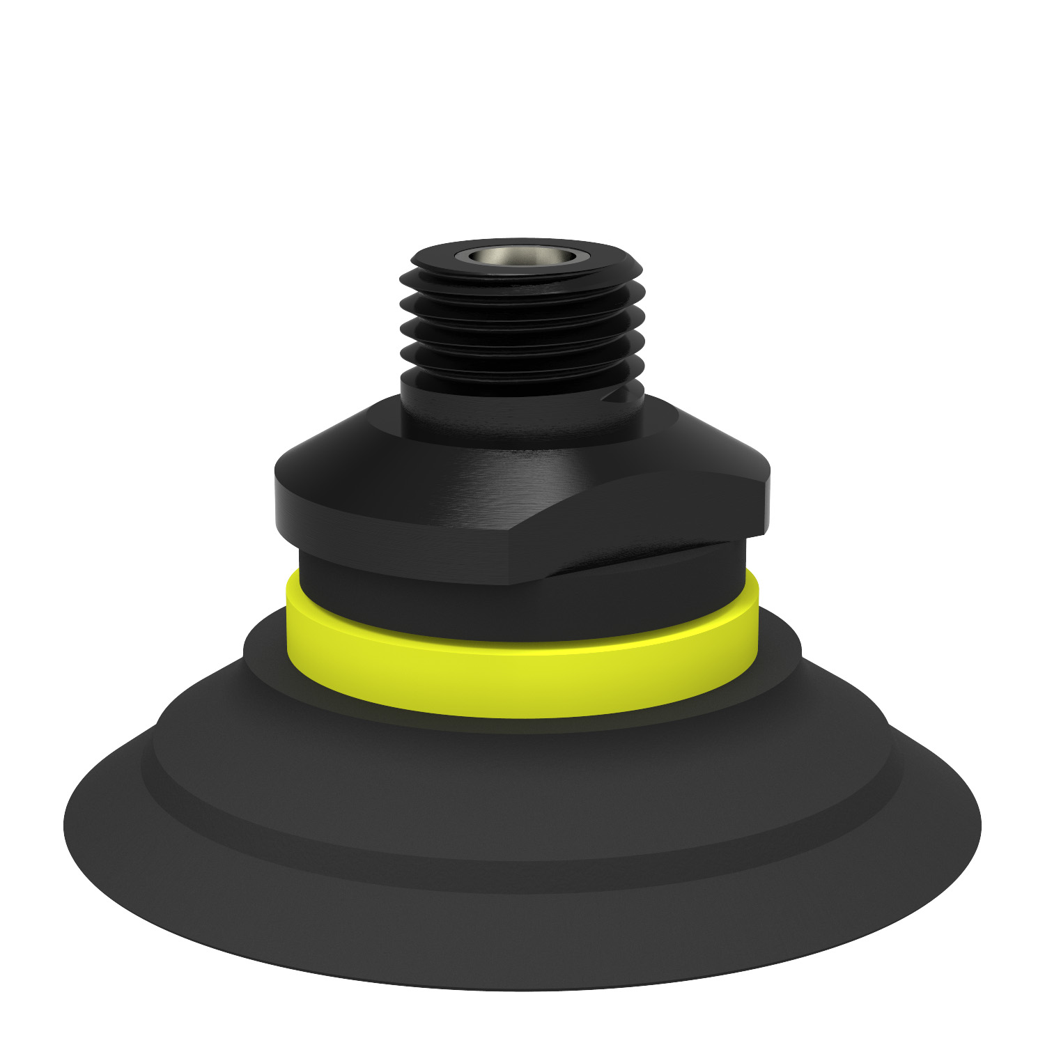 Piab Suction cup F50-2 Nitrile-PVC, 1/4 NPT male, with mesh filter