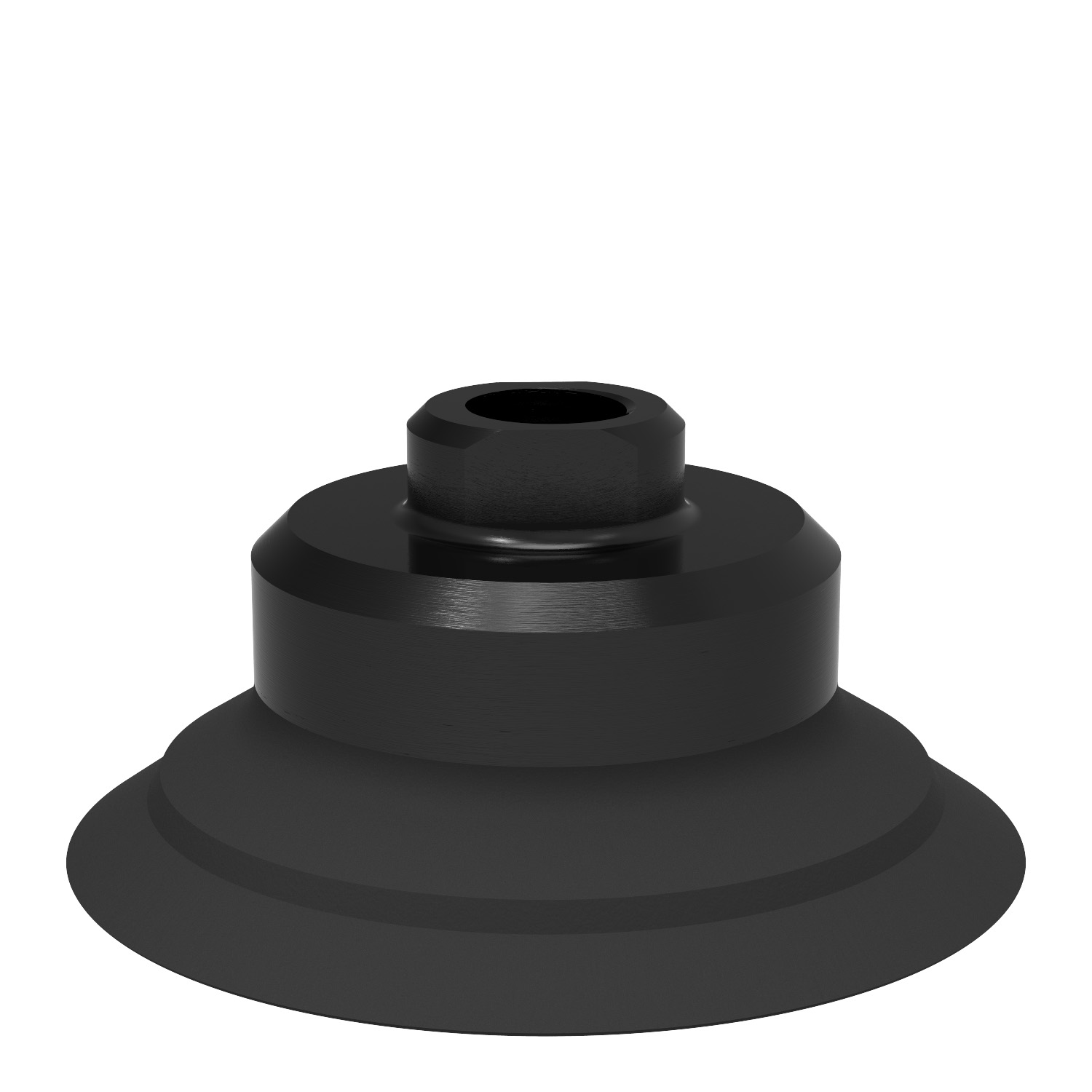 Piab Suction cup F50-2 Nitrile-PVC, 1/8 NPSF female, with cone valve