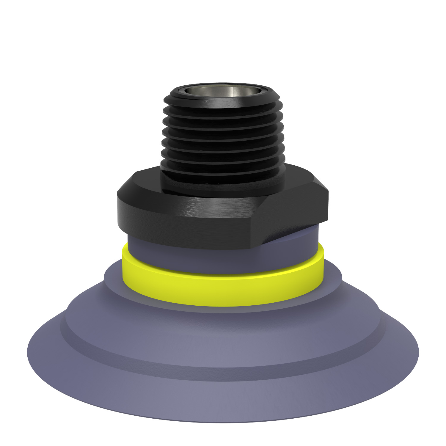 Piab F50-2.37.05AE / 9909460 Suction cup F50-2 HNBR, 3/8" NPT male, with mesh filter