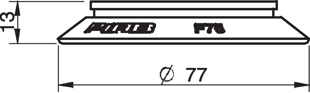Piab Suction cup F75P Polyurethane 30/60