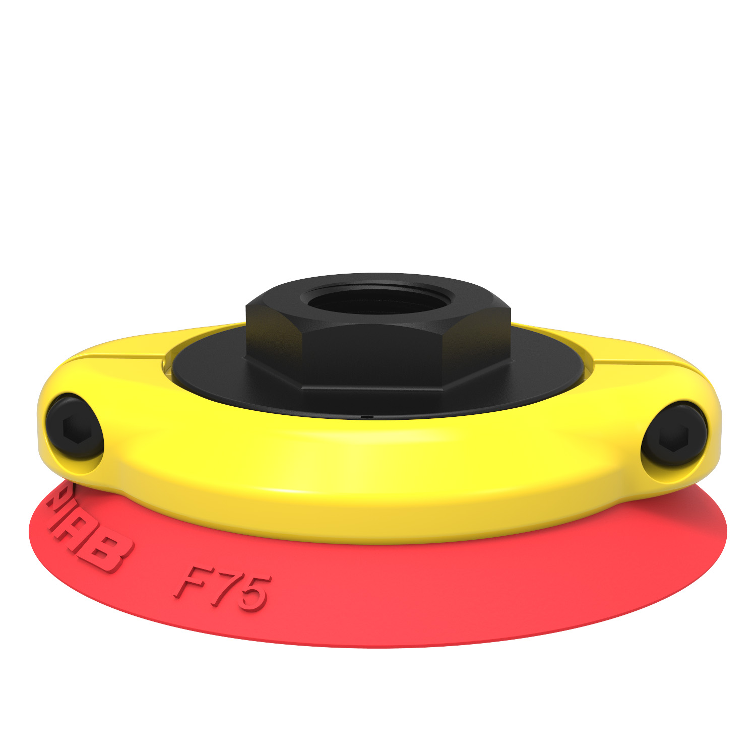 Piab Suction cup F75 Silicone, G3/8 female, with mesh filter