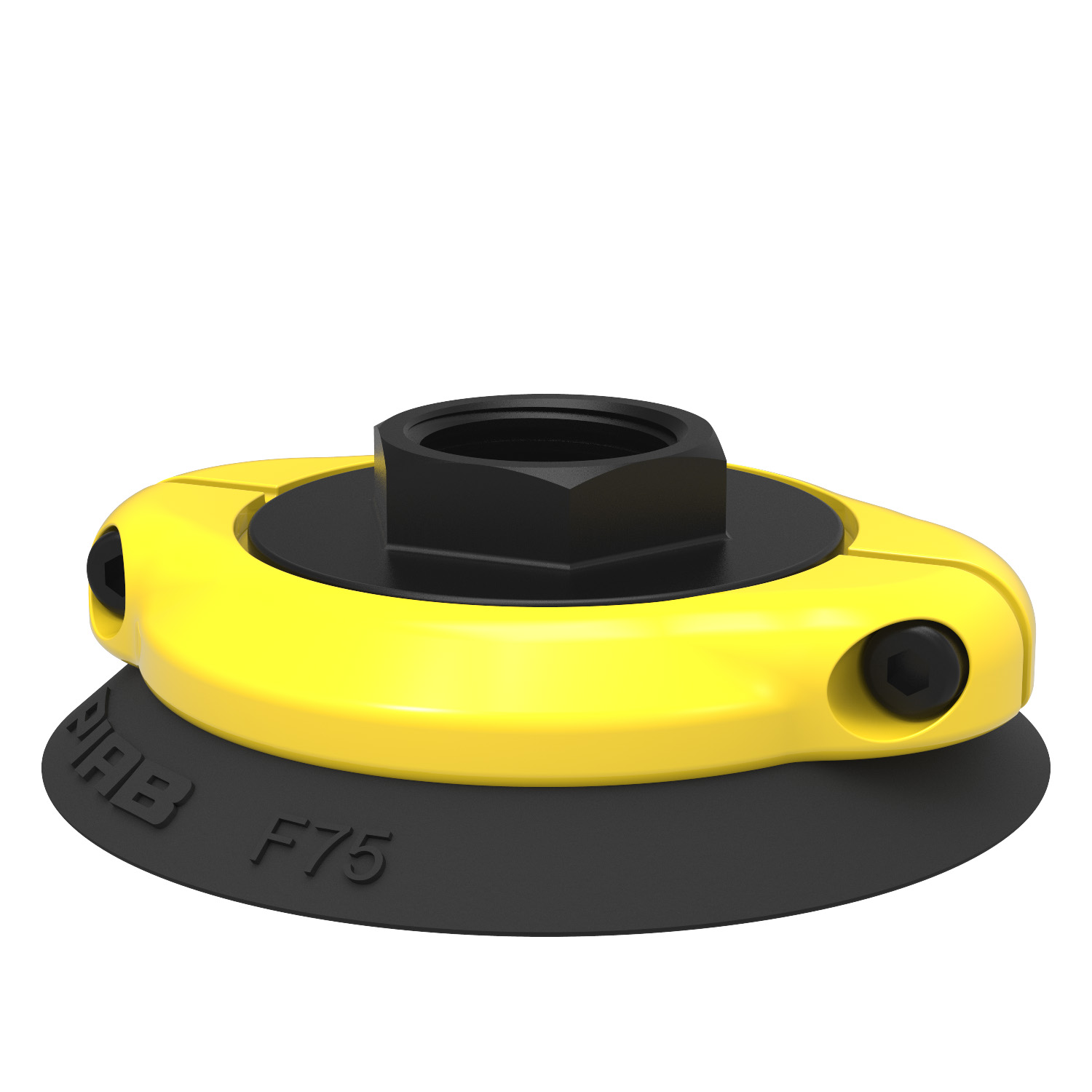 Piab Suction cup F75 Nitrile-PVC, G1/2 female, with mesh filter