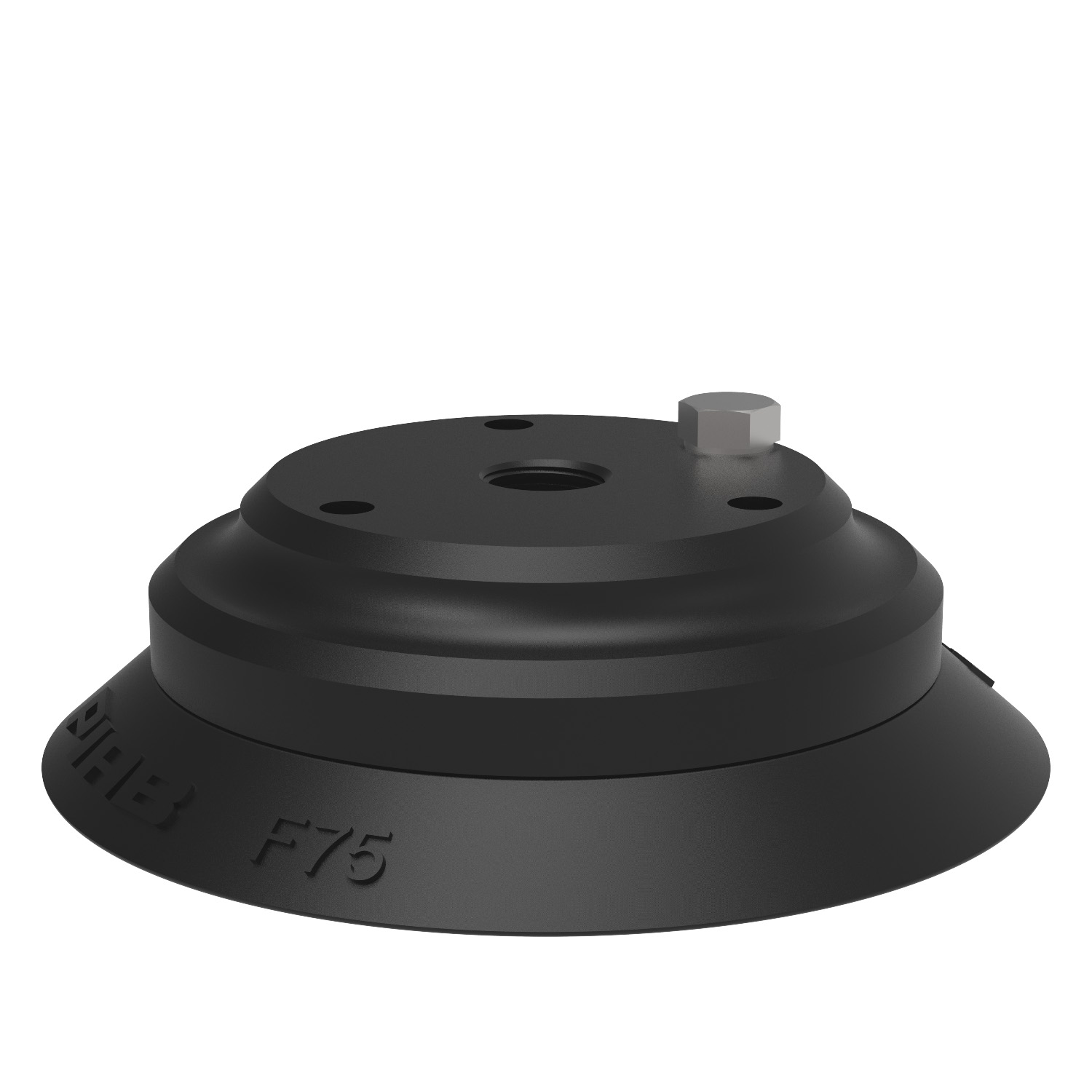 Piab Suction cup F75 Nitrile-PVC, 1/8 NPSF female Al, with mesh filter