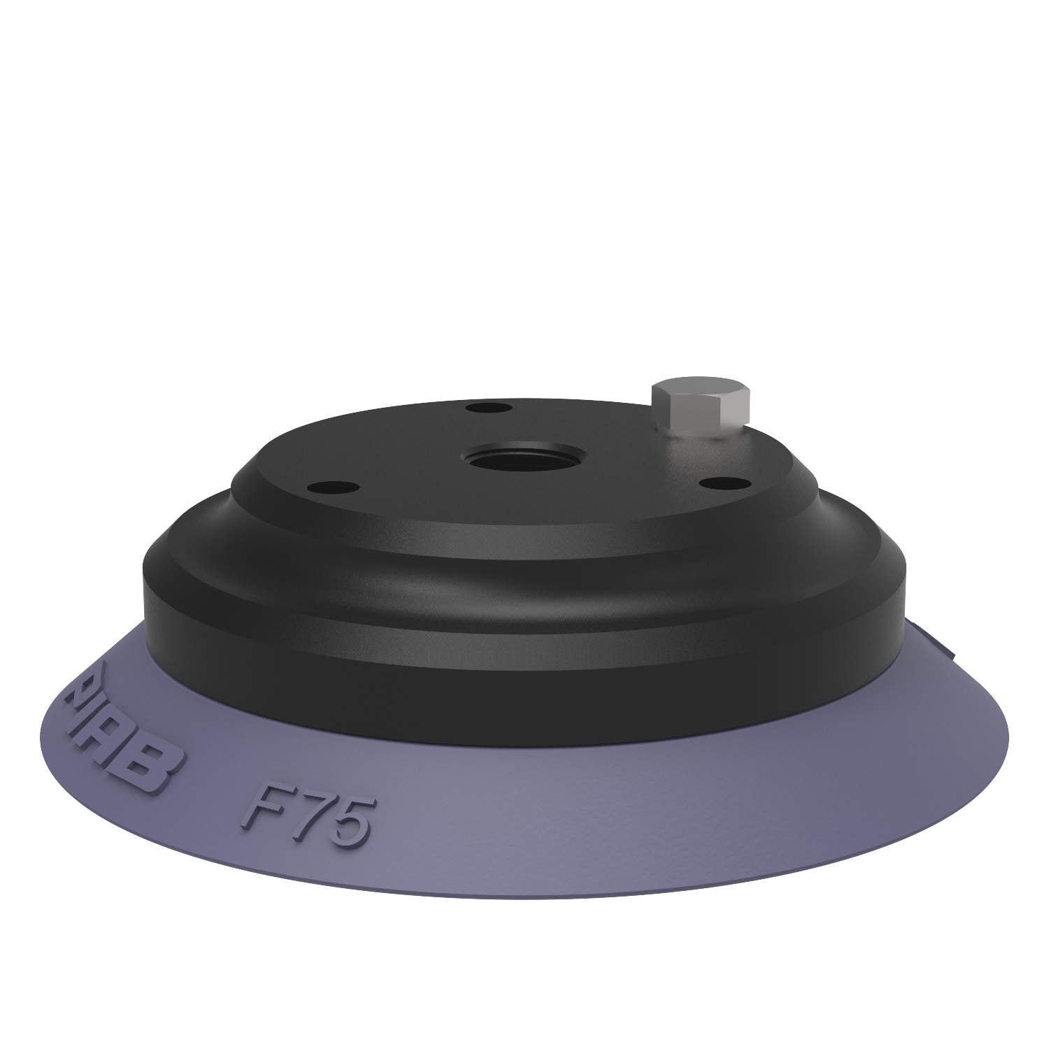 Piab Suction cup F75 HNBR, G1/2 female Al, with mesh filter