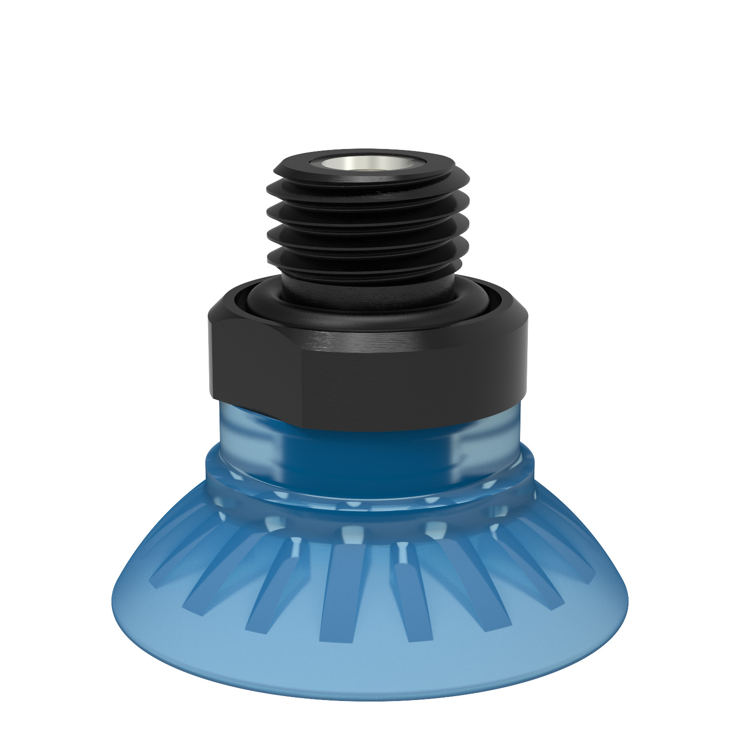 Piab Suction cup FC35P Polyurethane 50, G1/4 male, with dual flow control valve