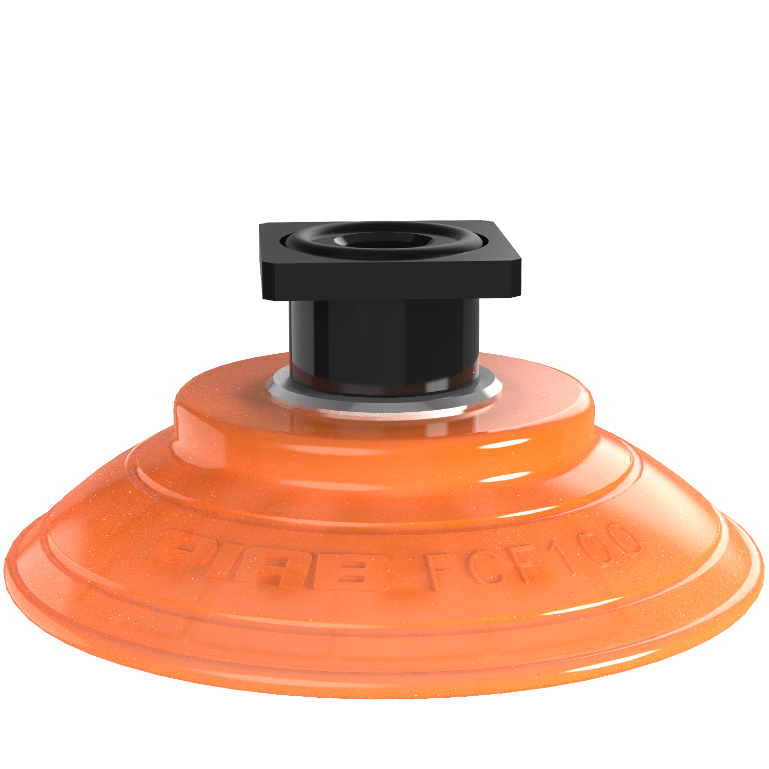 Piab Suction cup FCF100P Polyurethane 55/60, T-slot, with mesh filter