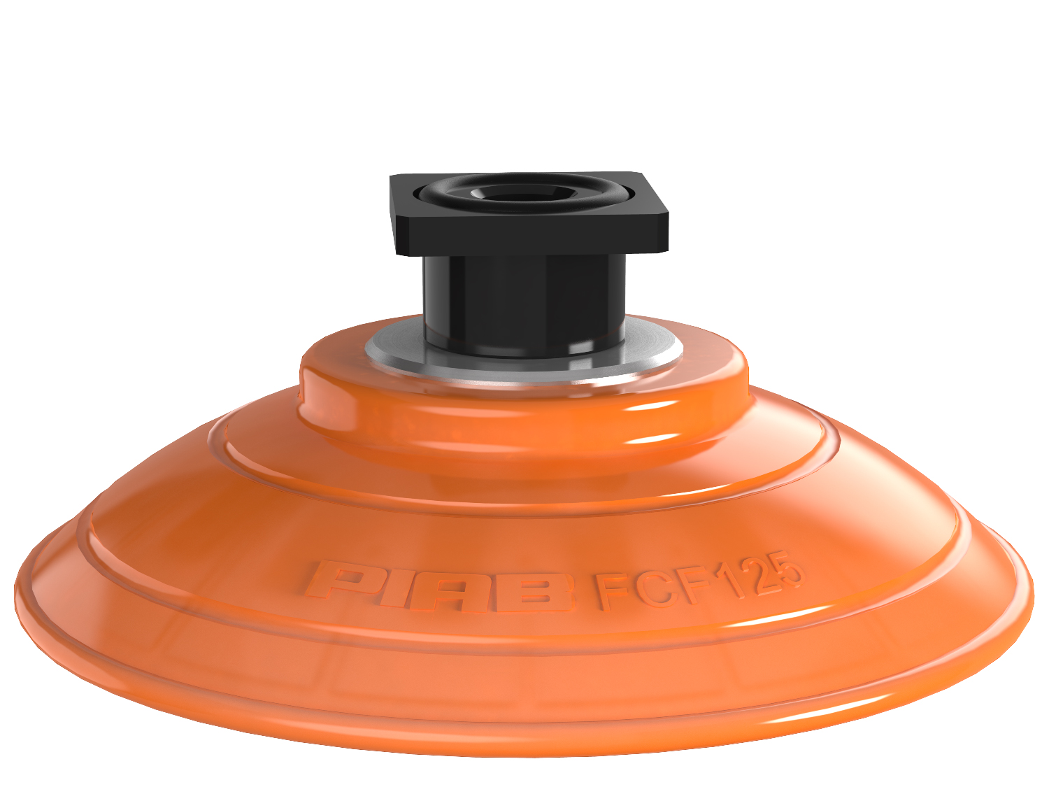 Piab Suction cup FCF125P Polyurethane 55/60, T-slot, with mesh filter