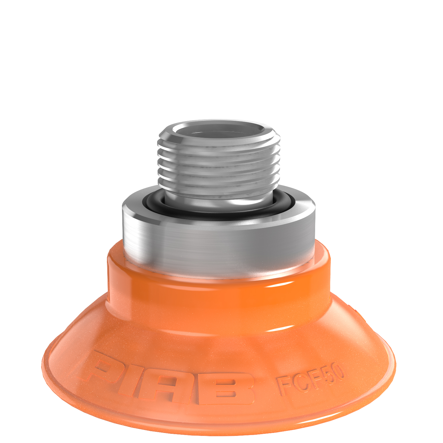 Piab Suction cup FCF50P Polyurethane 55/60, G3/8 male, with mesh filter