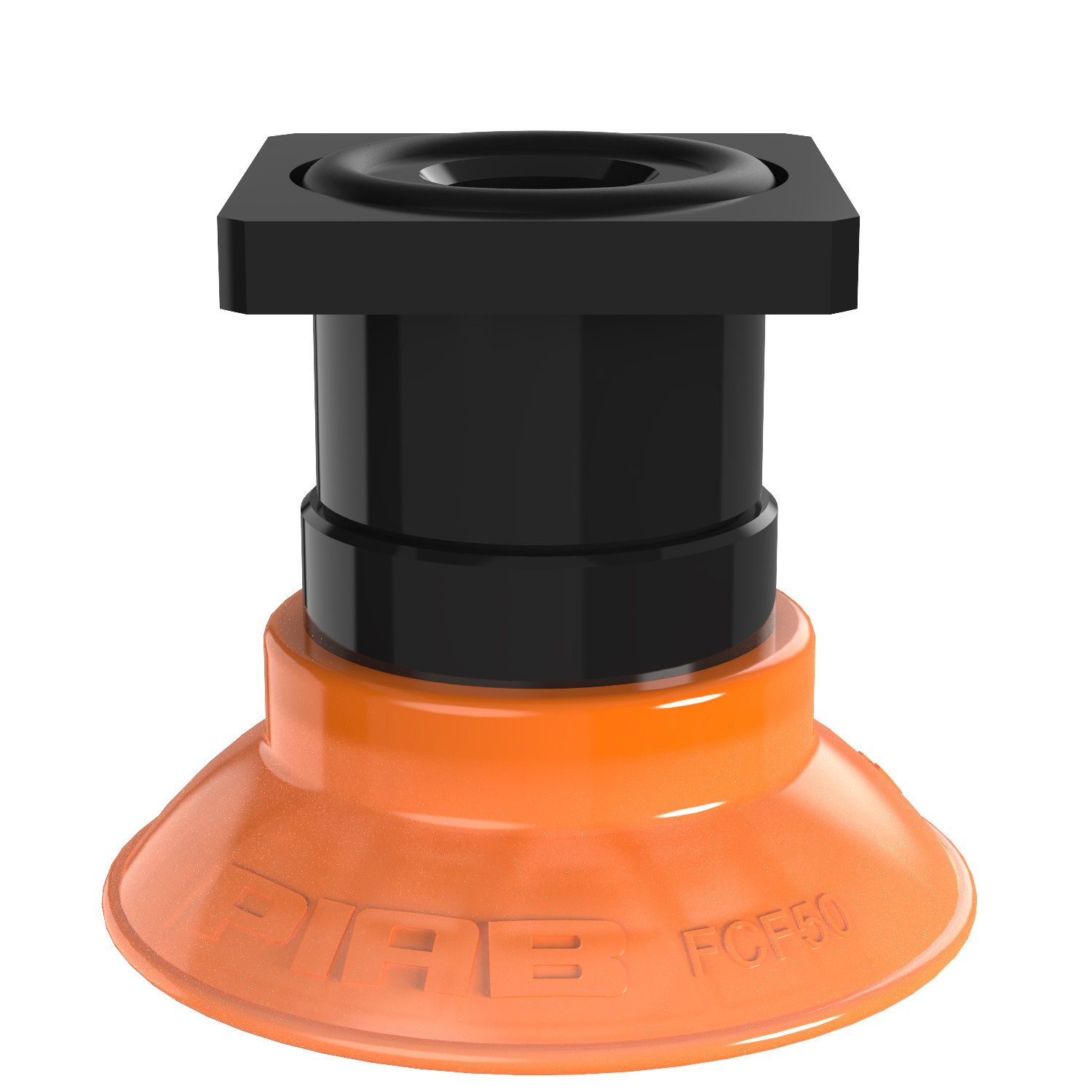 Piab Suction cup FCF50P Polyurethane 55/60, T-slot, with mesh filter