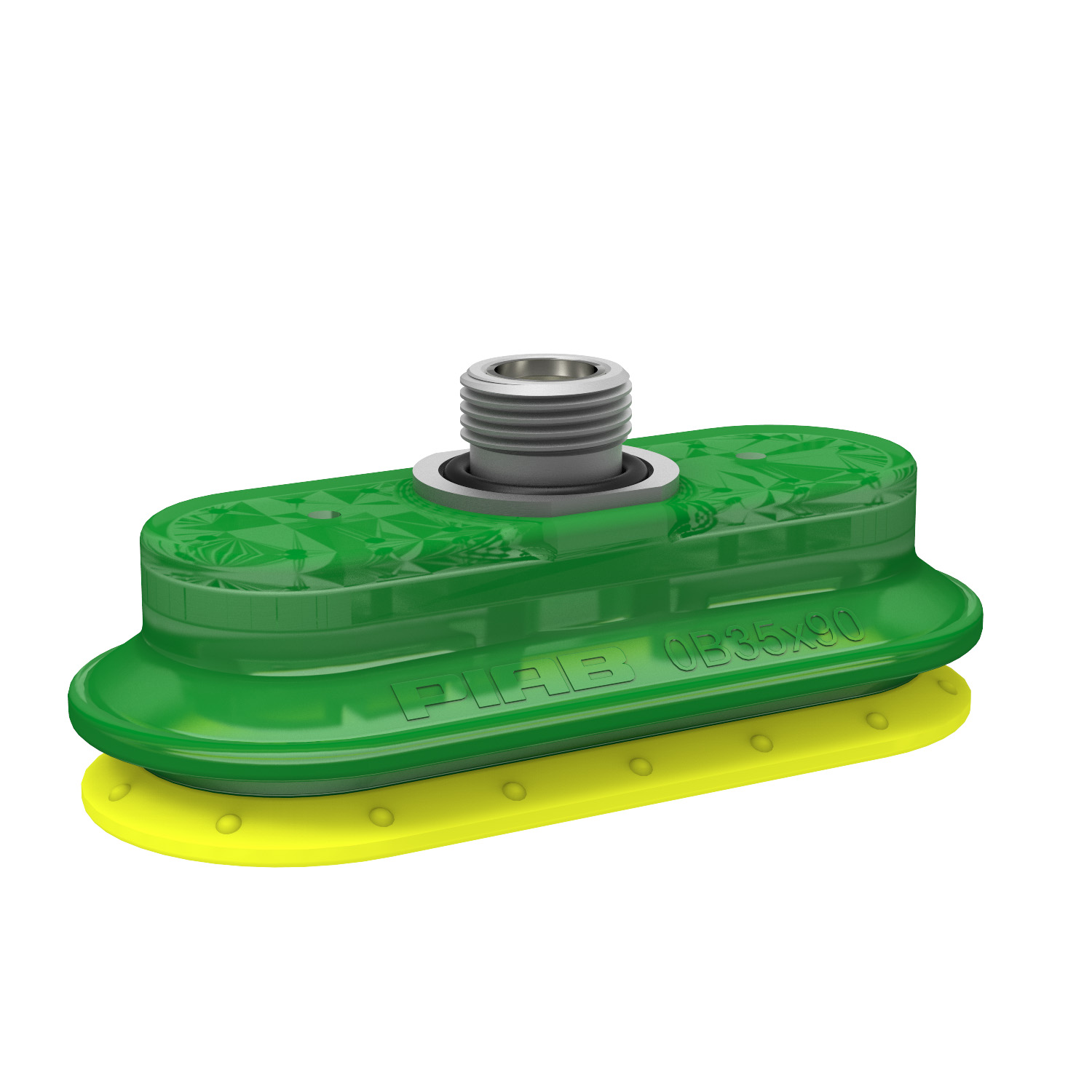 Piab Suction cup OB35x90P Polyurethane 30/60, thread insert G3/8 with mesh filter for Vacuum Grippe