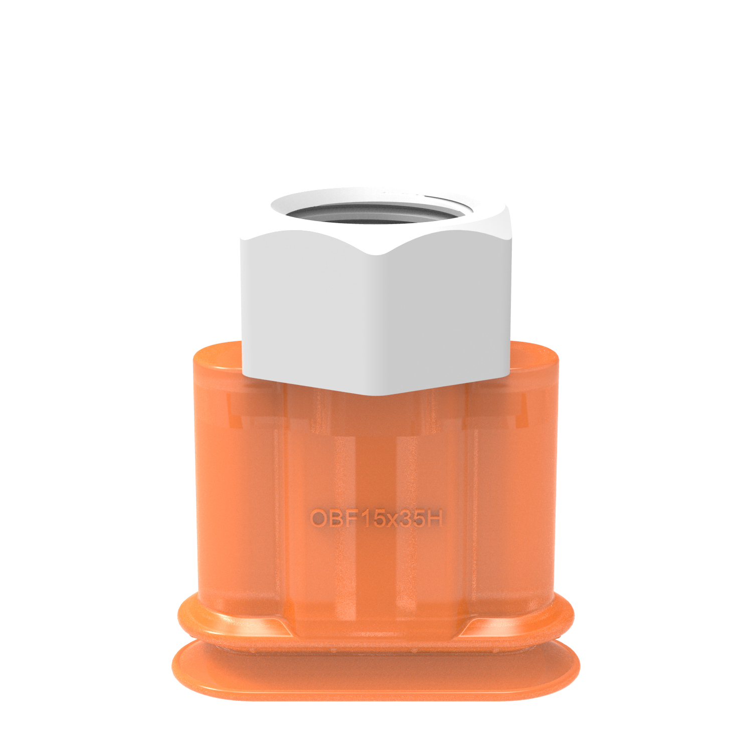 Piab Suction cup OBF15x35P H Polyurethane 60, G3/8 female plastic