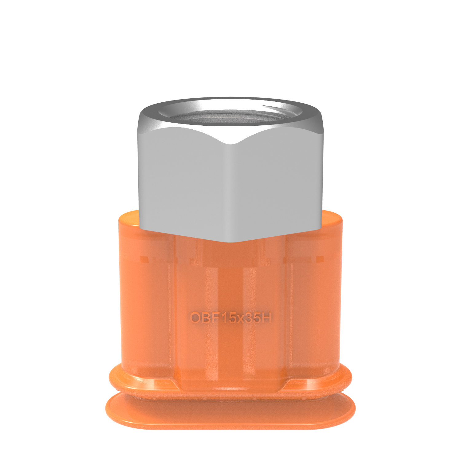 Piab Suction cup OBF15x35P H Polyurethane 60, G3/8 female