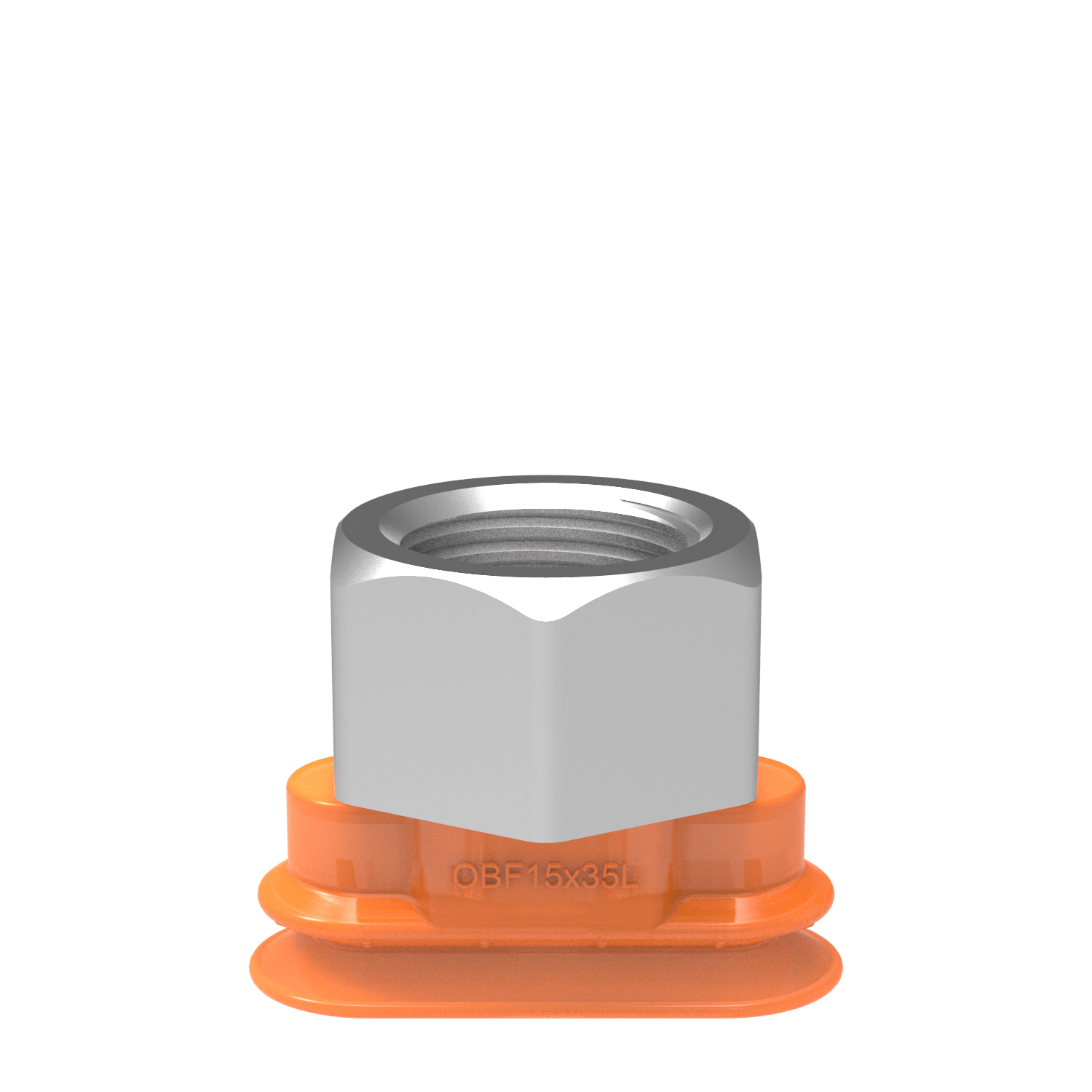 Piab Suction cup OBF15x35P L Polyurethane 60, G3/8 female