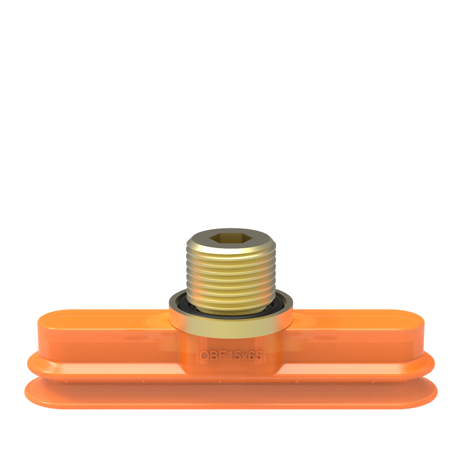 Piab Suction cup OBF15x65P Polyurethane 60, G1/4 male