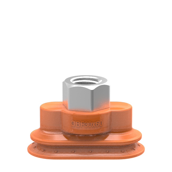 Piab Suction cup OBF30x60P Polyurethane 55/60/30 G3/8 female with mesh filter, 17 mm thread