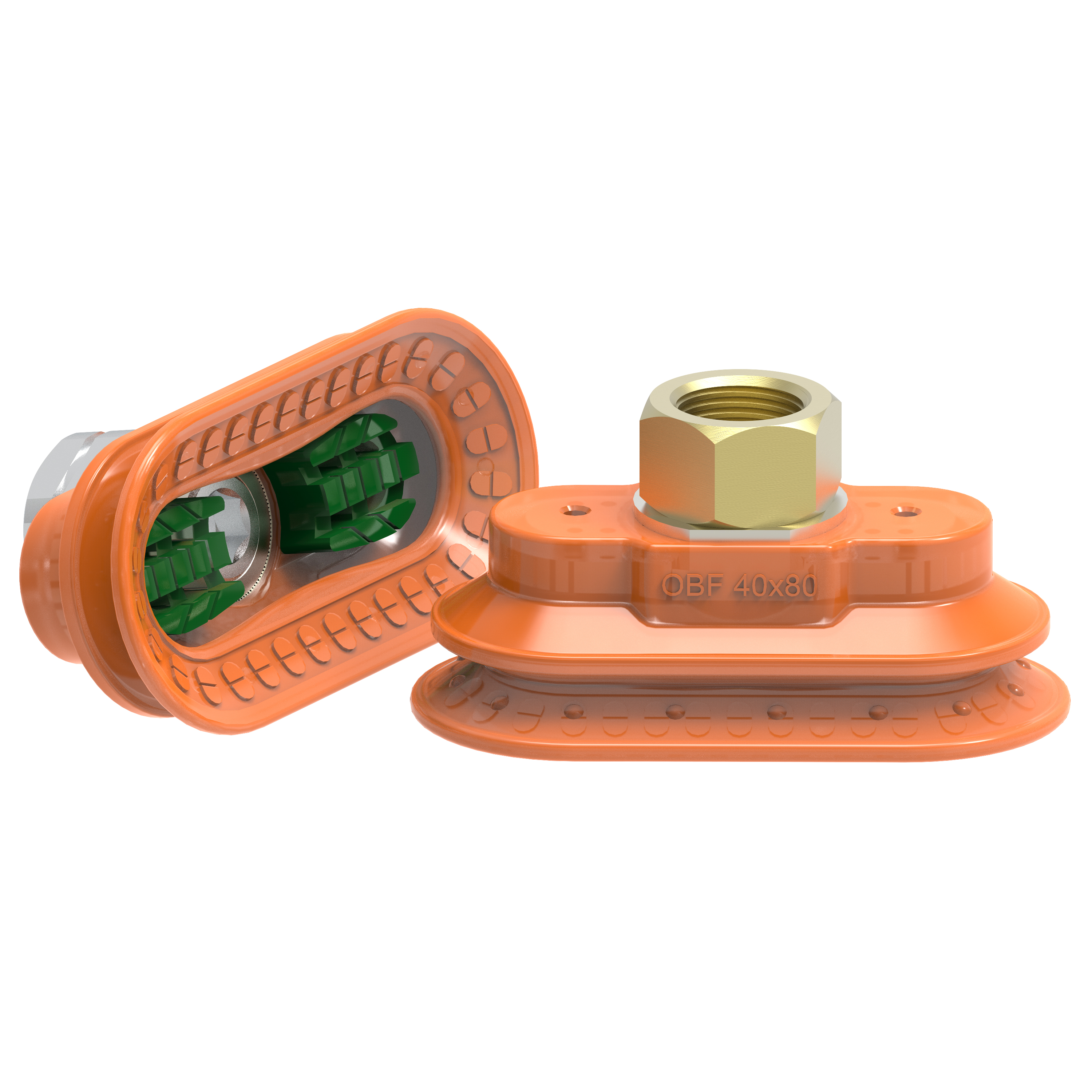 Piab Suction cup OBF40X80P Polyurethane 60, G1/4” male