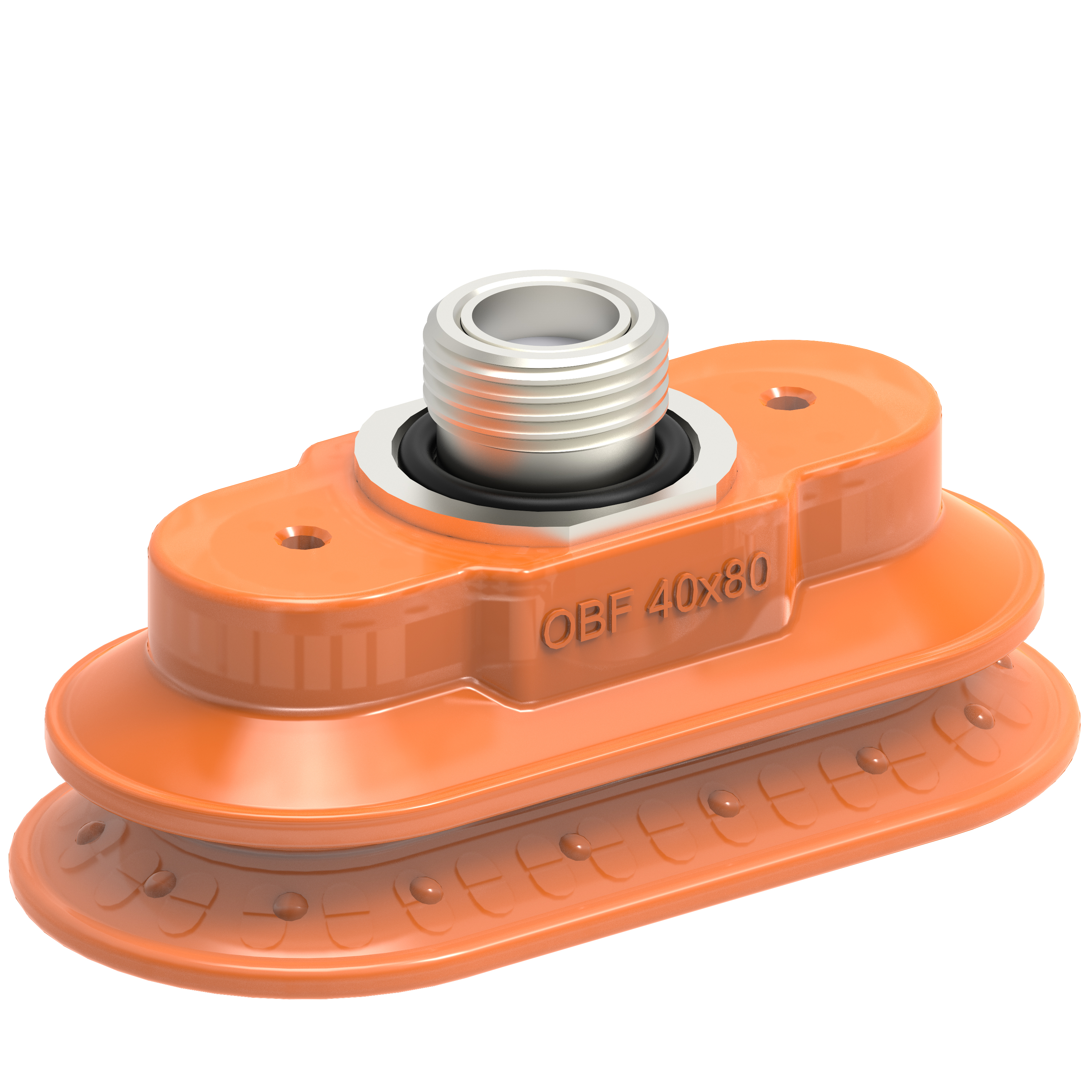 Piab Suction cup OBF40X80P Polyurethane 60, G3/8 male, with mesh filter