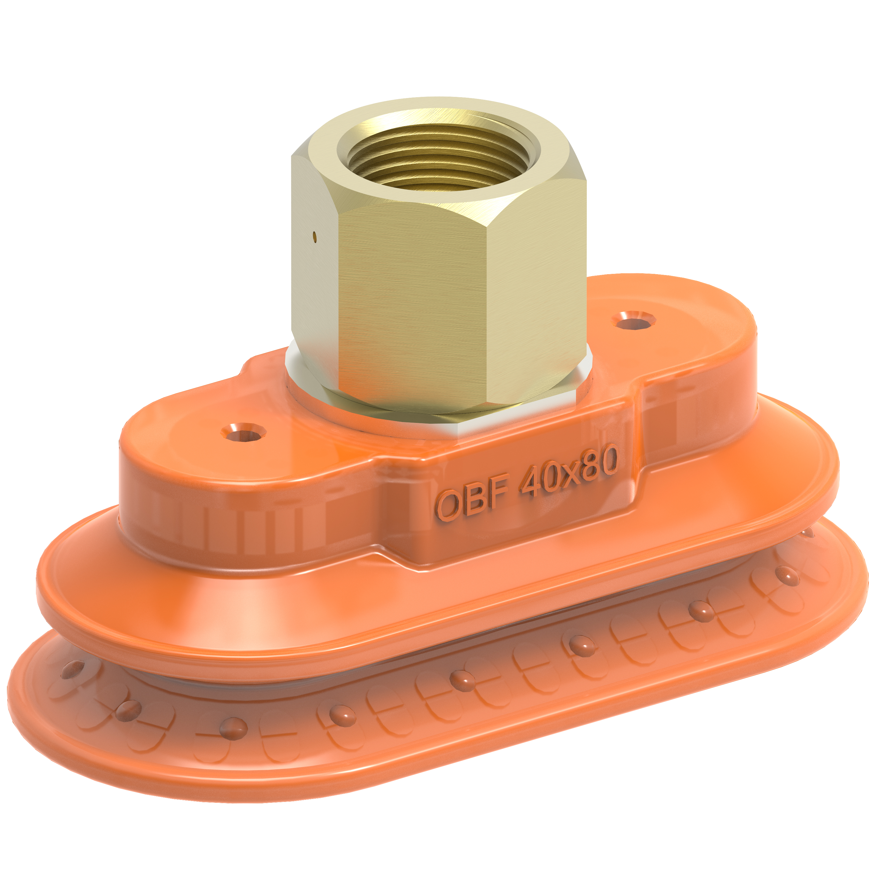 Piab Suction cup OBF40X80P Polyurethane 60, G3/8 female