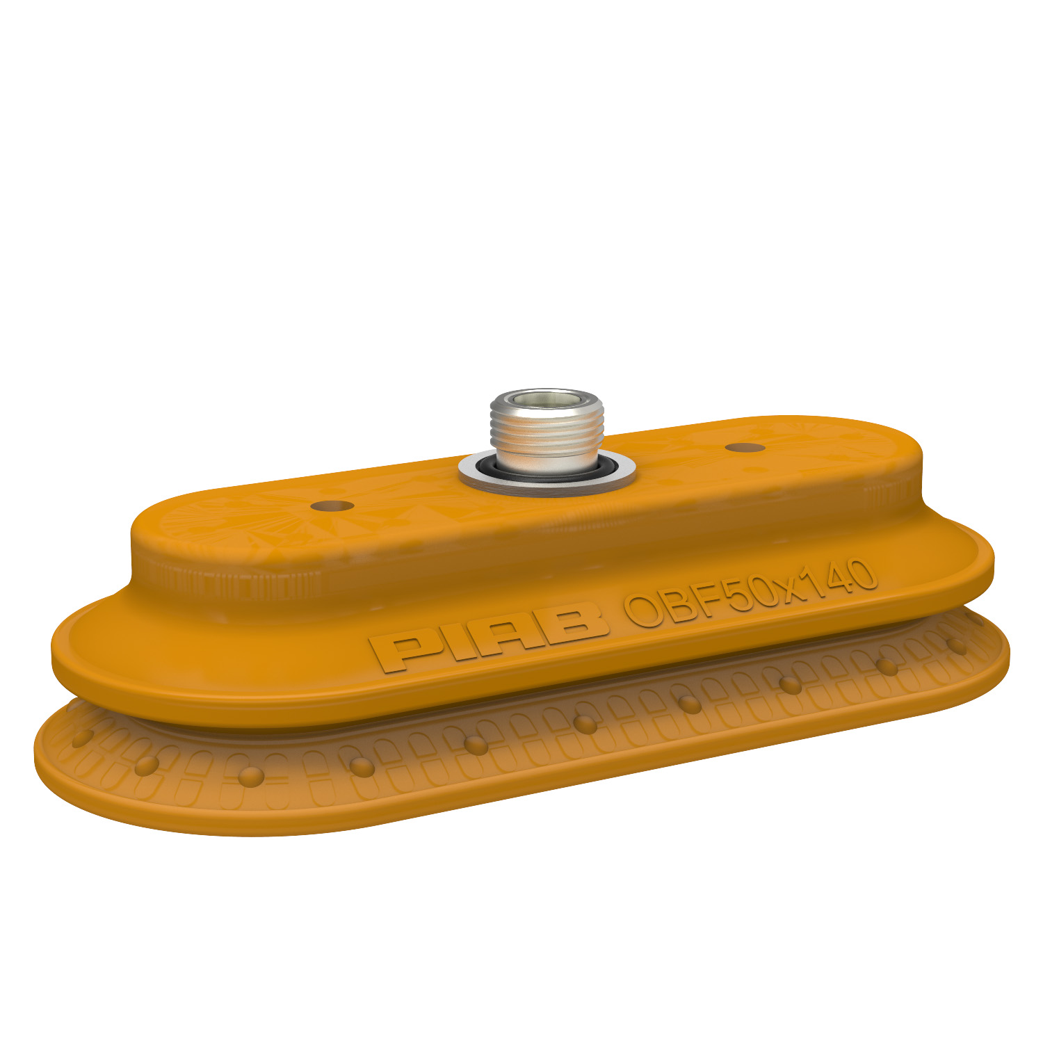 Piab Suction cup OBF50x140P Polyurethane 55/60, G3/8 male, with mesh filter