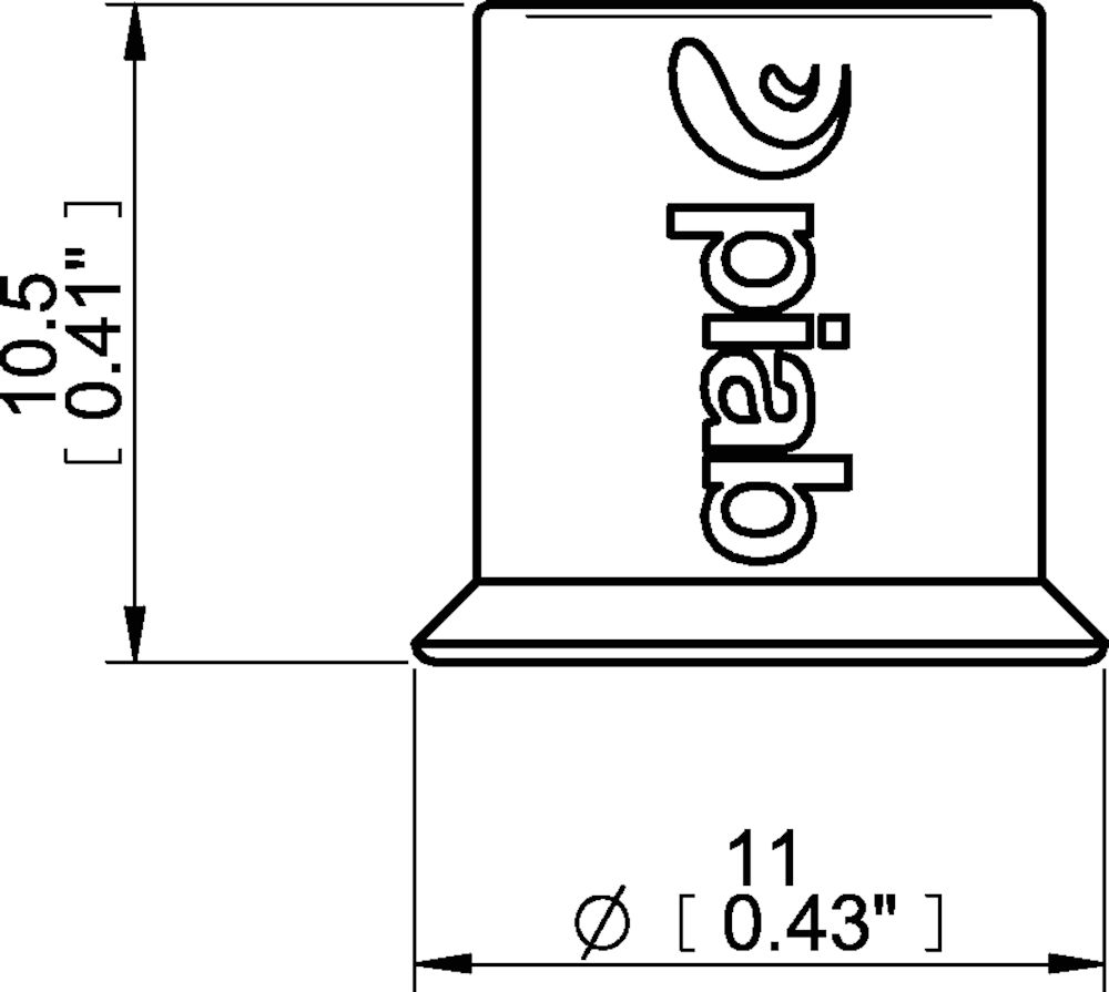 Piab Suction cup U10 Silicone FCM