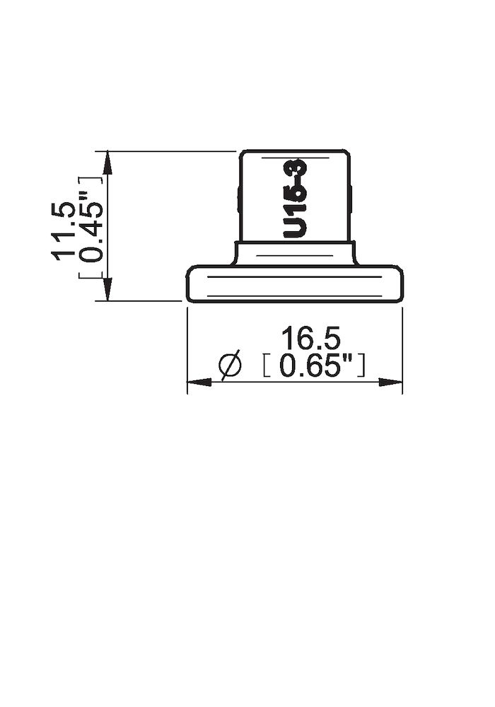 Piab Suction cup U15-3 Silicone