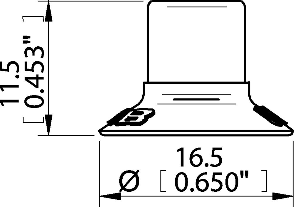 Piab Suction cup U15 HNBR
